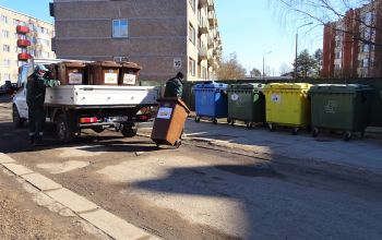Jēkabpilī uzstādīti jau 35 bioloģisko atkritumu konteineri