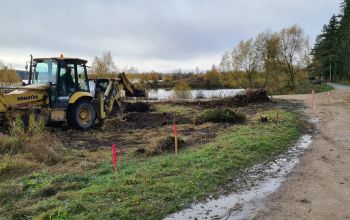 Pārbūves darbi Viestura ielas posmā no Neretas ielas līdz Mežaparka veloceliņam