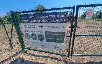Dārzu un parku atkritumu kompostēšanas laukums Jēkabpilī, Madonas ielā 53a