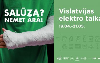 Nodod veco elektrotehniku šķiroto atkritumu pieņemšanas laukumos un laimē vērtīgas balvas!