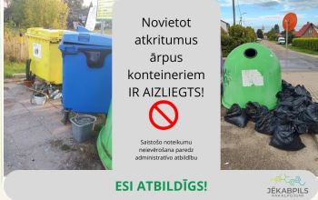 atkritumu škirošana Jēkabpils 