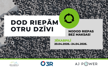 #JekabpilsPaklpojumi #riepuNodosana #videsakcija #dodRiepamOtruDzīvi 