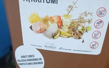 Kā mums veicas ar bioloģiski noārdāmo atkritumu šķirošanu?