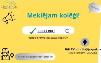  #teirdarbs #darbsjekabpils #jekabpilsvakance #vakance #darbs elektrikim #vakanceelektrikis