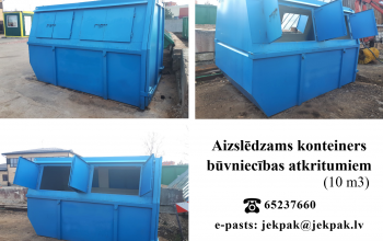 Par būvniecības atkritumu apsaimniekošanu privātpersonām