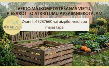 #Jēkabpil #mājkompostēšana #pieteiktMājkompostēšanu 