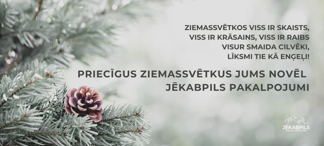 Priecīgus Ziemassvētkus!
