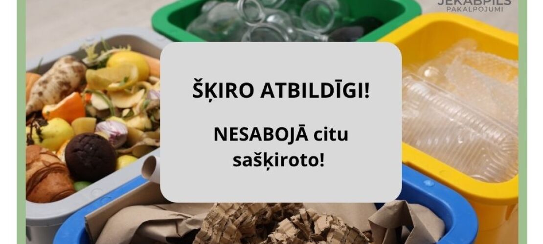 Atbildīga šķirošana 